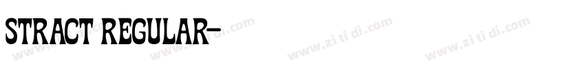 Stract Regular字体转换 Stract Regular字体转换